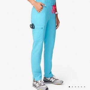 FIGS Yola Neon Blue Pants